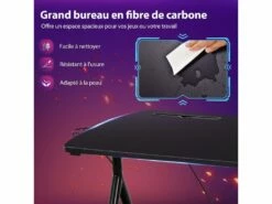 Bureau Gamer Pour E-sports Table Pour Ordinateur/pc Avec Porte-gobelet -mobilier de bureau Shop meuble bureau 19408241