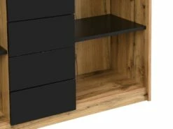 Bureau Extensible Avec Plateau Pivotant 360° - MDF - Naturel Et Noir - PAVELO 30 Bureau Extensible Avec Plateau Pivotant 360° - MDF - Naturel Et Noir - PAVELO -mobilier de bureau Shop meuble bureau 19408255