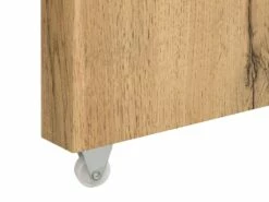 Bureau Extensible Avec Plateau Pivotant 360° - MDF - Naturel Et Noir - PAVELO 31 Bureau Extensible Avec Plateau Pivotant 360° - MDF - Naturel Et Noir - PAVELO -mobilier de bureau Shop meuble bureau 19408257