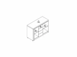 Bureau Extensible Avec Plateau Pivotant 360° - MDF - Blanc Laqué - PAVELO -mobilier de bureau Shop meuble bureau 19409089