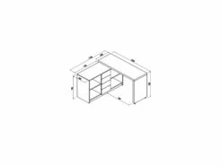 Bureau Extensible Avec Plateau Pivotant 360° - MDF - Naturel Et Noir - PAVELO 33 Bureau Extensible Avec Plateau Pivotant 360° - MDF - Naturel Et Noir - PAVELO -mobilier de bureau Shop meuble bureau 19411545