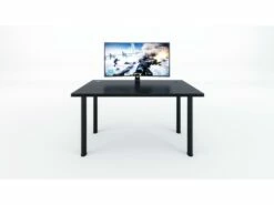 Bureau Gaming Noir, Bureau Gamer, Bureau D'ordinateur, Bureau De Jeu Bureau, 120 X 73 X 60 Cm -mobilier de bureau Shop meuble bureau 19585411