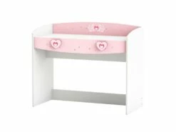 Bureau 1 Tiroir Blanc/Rose - FIONA - L 110 X L 50 X H 91 Cm -mobilier de bureau Shop meuble bureau 19724523