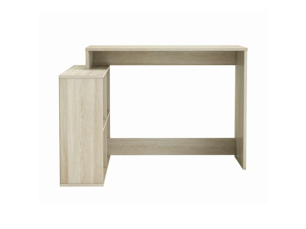 Bureau D'angle 4 Niches Chêne Clair - DIDEROT - L 112 X L 100 X H 77 Cm 4 Bureau D'angle 4 Niches Chêne Clair - DIDEROT - L 112 X L 100 X H 77 Cm – Image 4