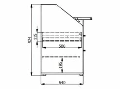 Bureau Avec Rangements - Coloris : Naturel Et Noir - JUVALO -mobilier de bureau Shop meuble bureau 19897327