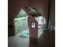 Maisonnette Pour Enfant En Bois "Bianelli" Avec Bureau - 114 X 93 X 120 Cm - Blanc / Menthe -mobilier de bureau Shop meuble bureau 19911617