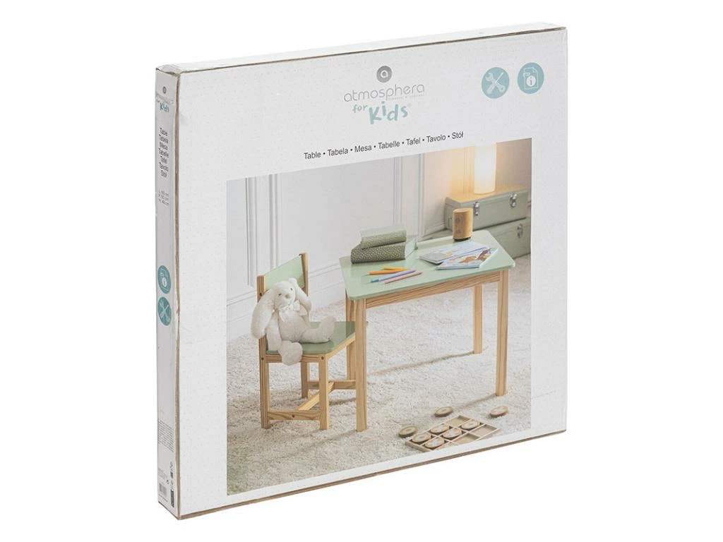 Table Enfant Classic Vert Atmosphera - Vert 4 Table Enfant Classic Vert Atmosphera - Vert – Image 4