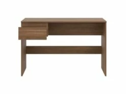 Bureau 1 Tiroir Bois Marron - QIZ - L 115 X L 54 X H 75 Cm -mobilier de bureau Shop meuble bureau 21046295