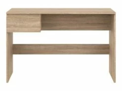 Bureau 1 Tiroir Chêne Clair - QIZ - L 115 X L 54 X H 75 Cm