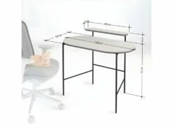 Table D'Etude Loub - Venprodin - Moka -mobilier de bureau Shop meuble bureau 21306817