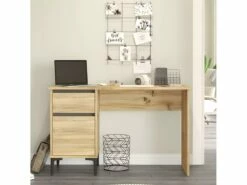 Bureau D'étude Yurupa Aristo 1 Tiroir - Venprodin - 120 Cm Feutre - Anthracite -mobilier de bureau Shop meuble bureau 21306823