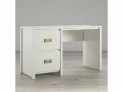 Bureau Caisson Avec 2 Tiroirs En MDF Blanc -mobilier de bureau Shop meuble bureau 21580439