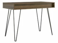 Bureau 1 Tiroir En HDF Marron Et Chêne -mobilier de bureau Shop meuble bureau 21580477