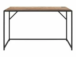 Bureau En Panneaux De Particules De Chêne Patiné Et Structure En Métal 16 Bureau En Panneaux De Particules De Chêne Patiné Et Structure En Métal -mobilier de bureau Shop meuble bureau 21580859