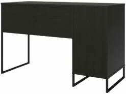 Bureau Ordinateur Caisson 1 Porte En MDF Chêne Noir -mobilier de bureau Shop meuble bureau 21693619