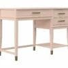 Bureau D'ordinateur Avec Plateau Relevable En MDF Rose