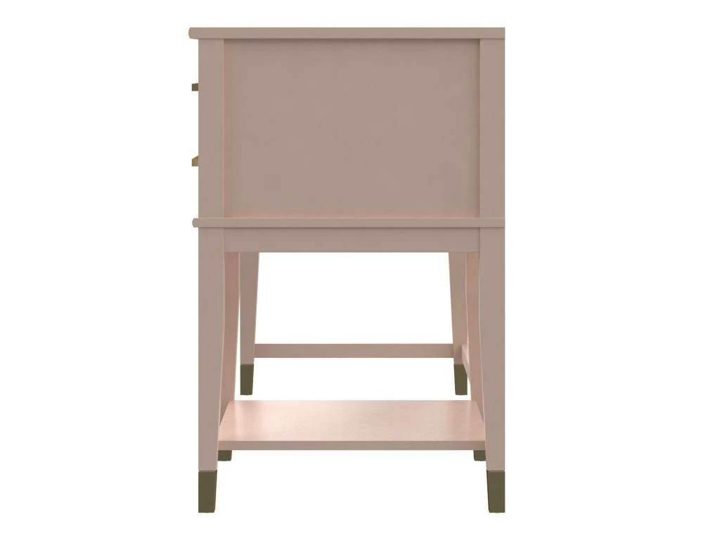 Bureau D'ordinateur Avec Plateau Relevable En MDF Rose 5 Bureau D'ordinateur Avec Plateau Relevable En MDF Rose – Image 5