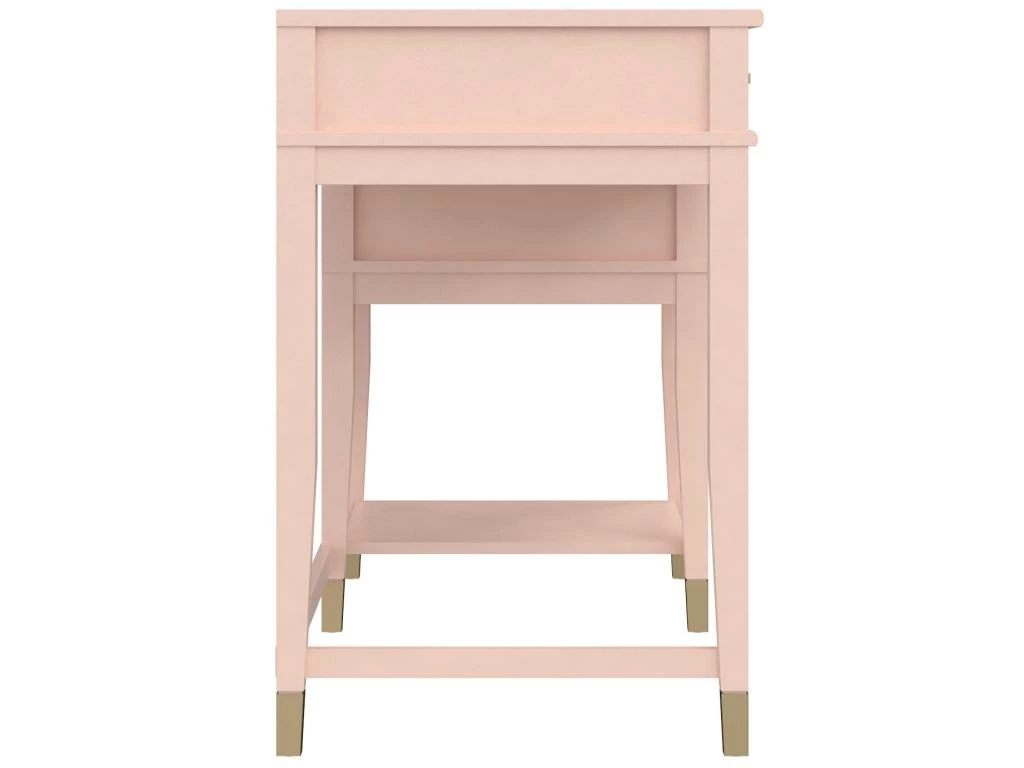 Bureau D'ordinateur Avec Plateau Relevable En MDF Rose 6 Bureau D'ordinateur Avec Plateau Relevable En MDF Rose – Image 6