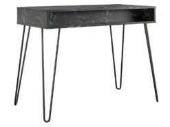 Bureau 2 Casiers En Panneaux De Particules Marbre Noir -mobilier de bureau Shop meuble bureau 21693671