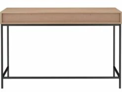 Bureau 2 Tiroirs En Panneaux De Particules Chêne -mobilier de bureau Shop meuble bureau 21693789