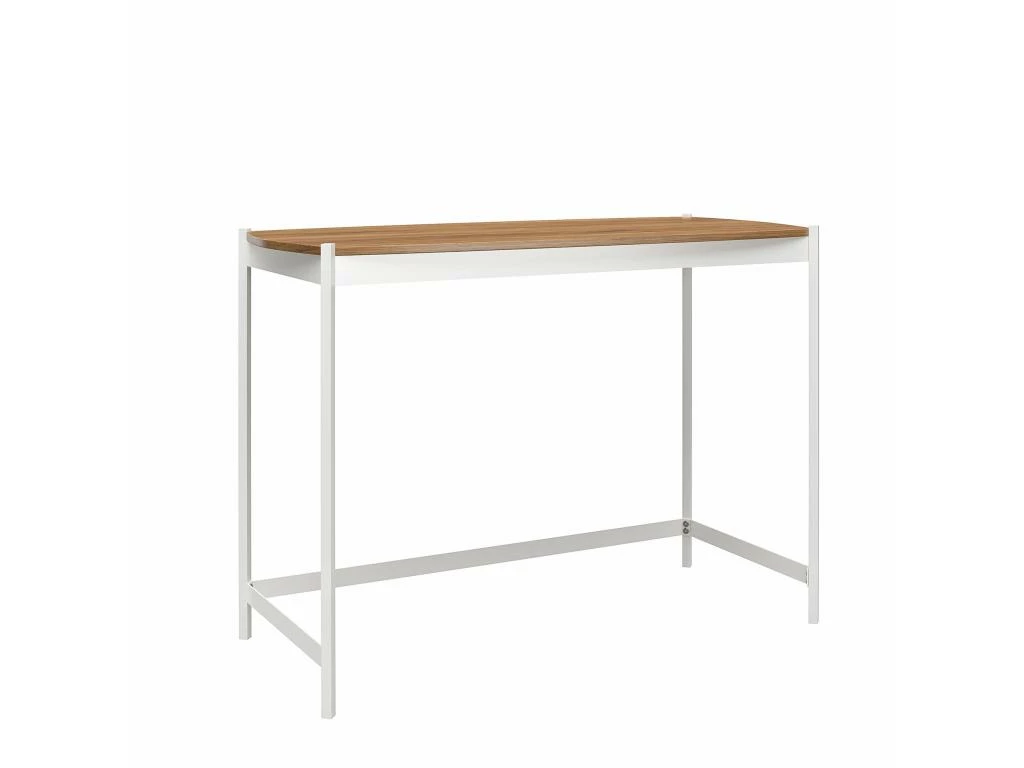 Bureau En Panneaux De Particules Stratifié Noyer Et Structure 1 Bureau En Panneaux De Particules Stratifié Noyer Et Structure