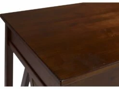 Bureau Avec 1 Tiroir En Pin Brun -mobilier de bureau Shop meuble bureau 21693843