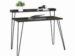 Bureau Avec Contremarche En Panneaux De Partic. Stratifiés -mobilier de bureau Shop meuble bureau 21693867