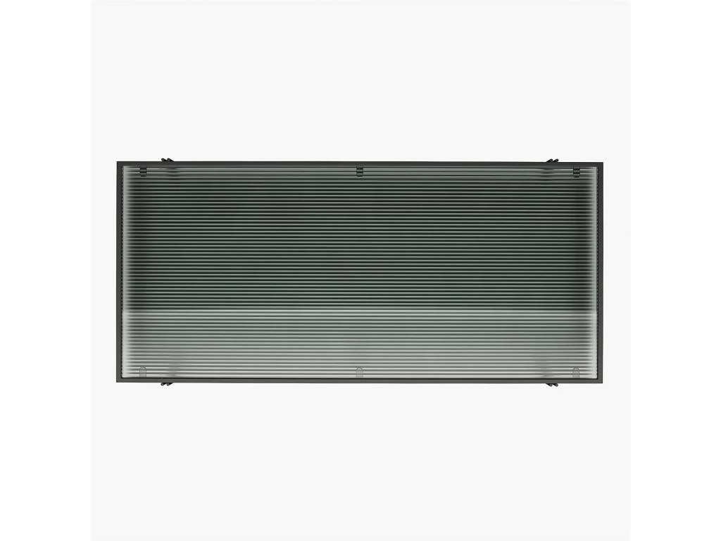 Bureau D'ordinateur En Verre Transparent Et Structure En Métal Noir 4 Bureau D'ordinateur En Verre Transparent Et Structure En Métal Noir – Image 4