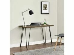 Bureau D'ordinateur En Panneaux De Particules Stratifiés Marron -mobilier de bureau Shop meuble bureau 21694273