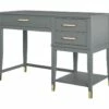 Bureau D'ordinateur Avec Plateau Relevable En MDF Gris Graphite