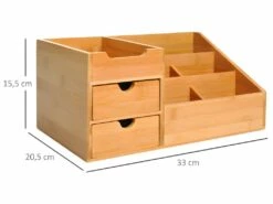 Organiseur De Bureau PRETO Bambou -mobilier de bureau Shop meuble bureau 21988777