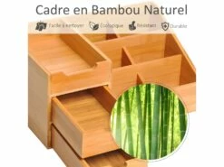 Organiseur De Bureau PRETO Bambou -mobilier de bureau Shop meuble bureau 21988781