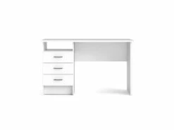 Fula Bureau 3 Tiroirs, Blanc.
