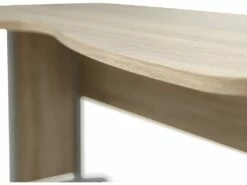 Prisme Bureau 3 Tiroirs. Finition Chêne Et Blanc. -mobilier de bureau Shop meuble bureau 22085519