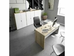 Bureau Dafage, Bureau Réversible Avec Commode, Bureau D'angle Ou Table PC De Bureau, 145x108h73 Cm, Chêne Et Blanc 9 Bureau Dafage, Bureau Réversible Avec Commode, Bureau D'angle Ou Table PC De Bureau, 145x108h73 Cm, Chêne Et Blanc -mobilier de bureau Shop meuble bureau 22752491