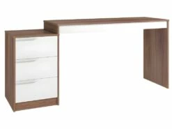 Bureau Et Caisson 3 Tiroirs Amovible Châtaignier Blanc 9 Bureau Et Caisson 3 Tiroirs Amovible Châtaignier Blanc -mobilier de bureau Shop meuble bureau 22969437