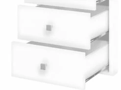 Bureau Blanc 4 Tiroirs 120 Cm Office -mobilier de bureau Shop meuble bureau 22970193