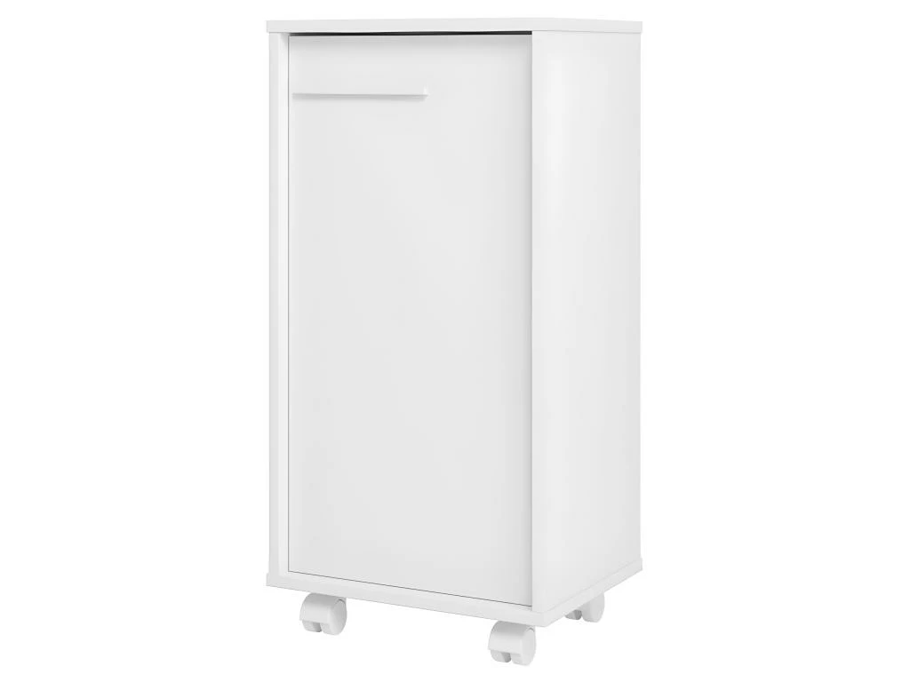 Caisson Roulant De Rangement Blanc 1 Porte H 77 Cm 3 Caisson Roulant De Rangement Blanc 1 Porte H 77 Cm – Image 3