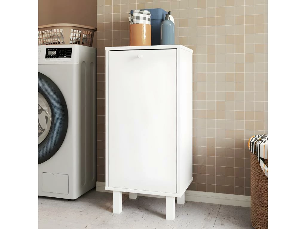 Caisson De Rangement Blanc 1 Porte H 83 Cm 4 Caisson De Rangement Blanc 1 Porte H 83 Cm – Image 4