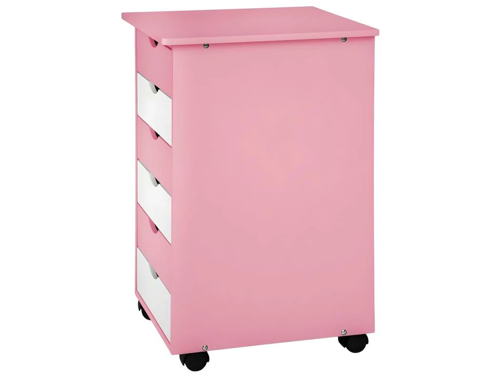 Caisson De Bureau Meuble En Bois Rose 0508104 2 Caisson De Bureau Meuble En Bois Rose 0508104 – Image 2