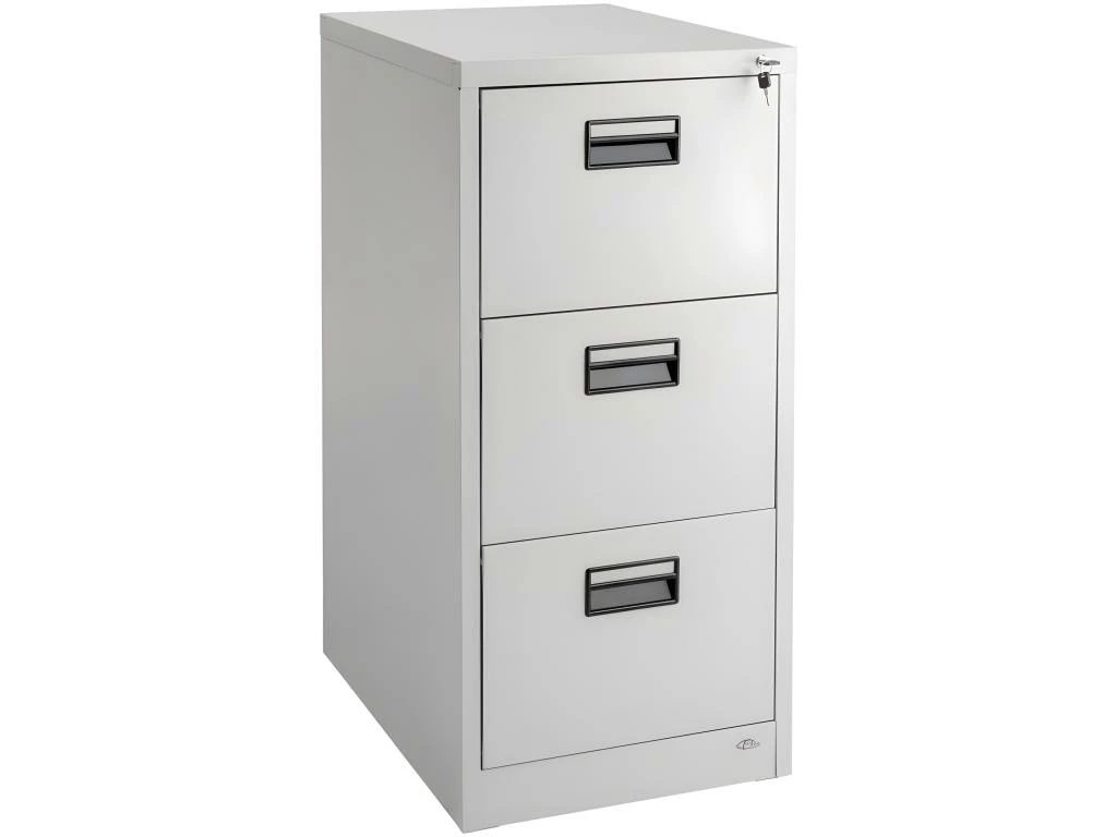 Armoire De Bureau Verrouillable étagère Meuble 3 Tiroirs Gris 08_0000375 1 Armoire De Bureau Verrouillable étagère Meuble 3 Tiroirs Gris 08_0000375