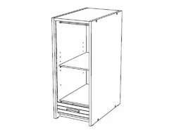 Bureau Blanc 2 Caissons A Rideau - Coloris: Vagues Grises 810 -mobilier de bureau Shop meuble bureau 8955657