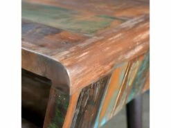 Bureau Table Meuble Travail Informatique Avec Pieds En Fer Bois De Récupération 0502066 -mobilier de bureau Shop meuble bureau 8958503