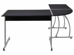 Bureau Table Meuble Travail Informatique De Coin En Forme De L Noir 0502081 5 Bureau Table Meuble Travail Informatique De Coin En Forme De L Noir 0502081 -mobilier de bureau Shop meuble bureau 8958997