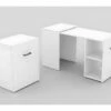 Bureau Pliable Spécial Petite Espace Collection FLIP Coloris Blanc.