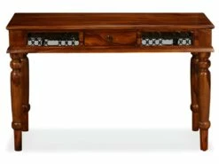 Bureau Table Meuble Travail Informatique Bois Massif De Sesham 120 Cm 0502135 -mobilier de bureau Shop meuble bureau 8959563