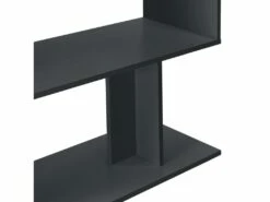 Bureau Gigogne Design Avec Partie étagère Bureau De Coin Extension Panneau De Particules Mélaminé 77 X 120 X 50 Cm Gris Foncé 03_0004708 -mobilier de bureau Shop meuble bureau 8959593