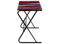 Bureau Table Meuble Travail Informatique En Verre à Motif D'arc-en-ciel 0502065 -mobilier de bureau Shop meuble bureau 8959625
