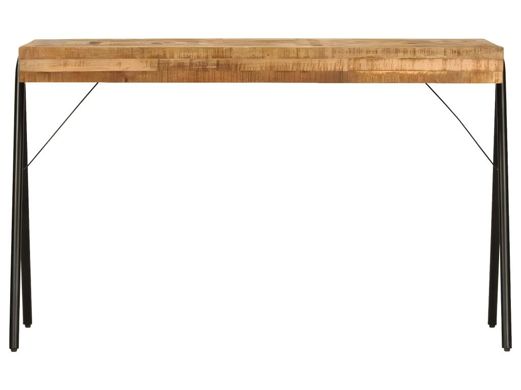 Bureau Table Meuble Travail Informatique Table à écrire Bois De Manguier Massif 118 Cm 0502085 3 Bureau Table Meuble Travail Informatique Table à écrire Bois De Manguier Massif 118 Cm 0502085 – Image 3