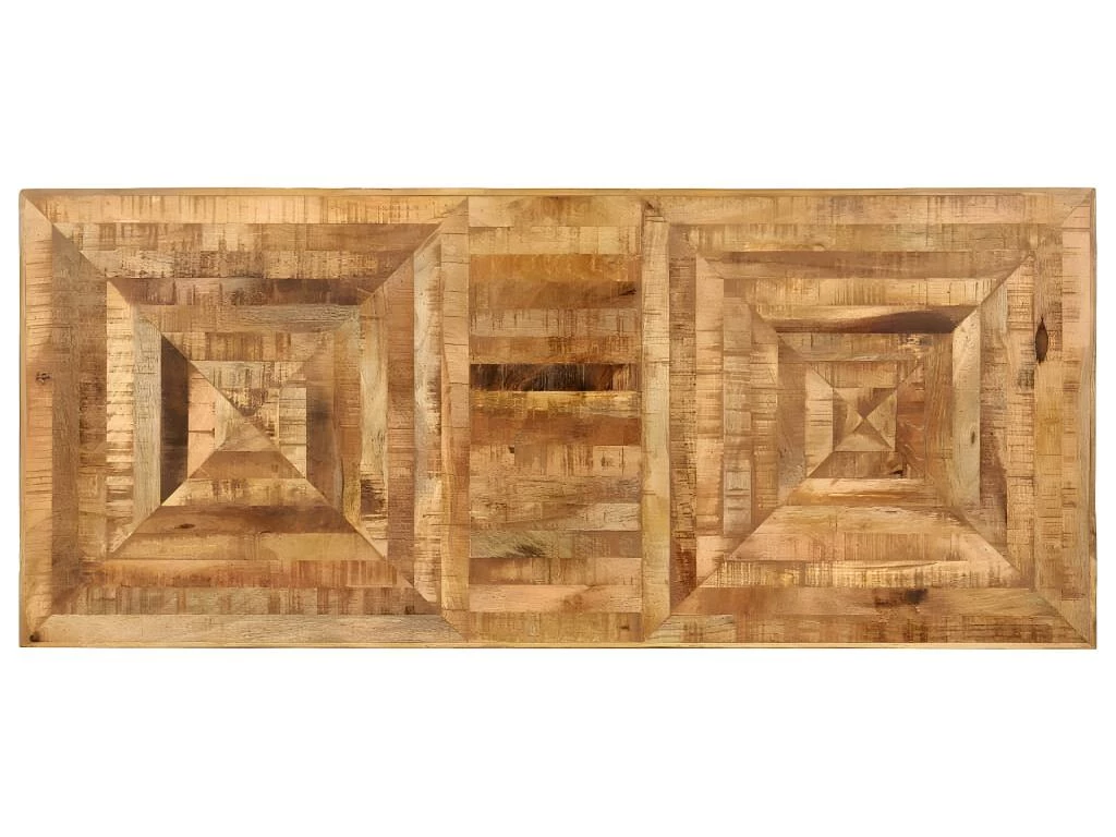 Bureau Table Meuble Travail Informatique Table à écrire Bois De Manguier Massif 118 Cm 0502085 5 Bureau Table Meuble Travail Informatique Table à écrire Bois De Manguier Massif 118 Cm 0502085 – Image 5